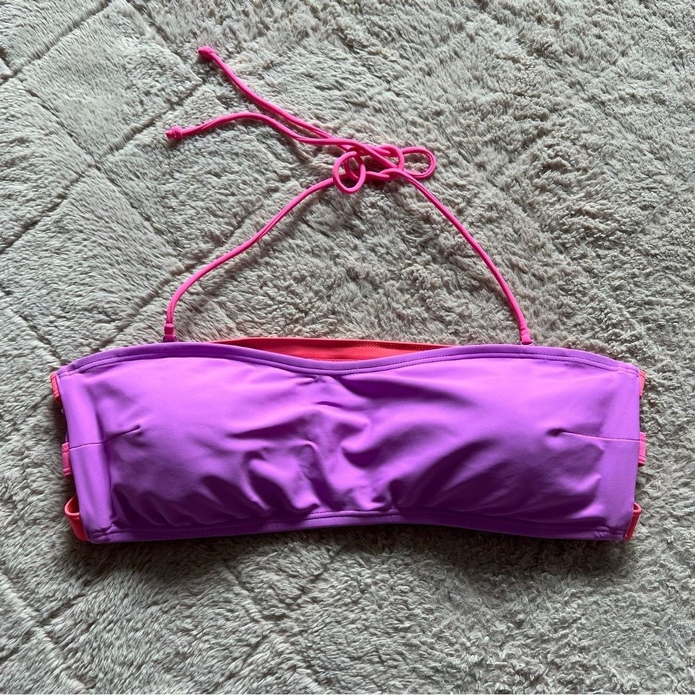 American Eagle Halter Bikini Top Swimwear Summer Beach Vacation Travel Size L